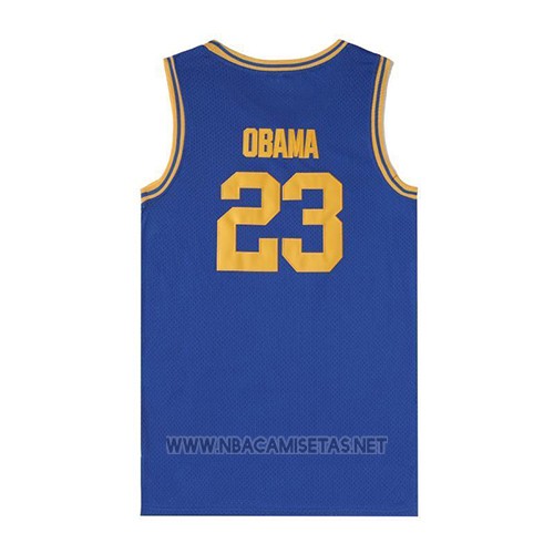 Camiseta Pelicula Punahou Obama NO 23 Azul